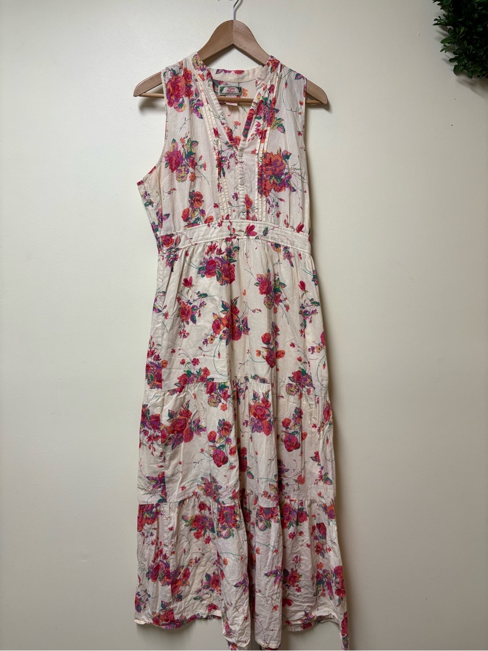 Flying Tomato Boho Floral Tiered Maxi Dress - Large
